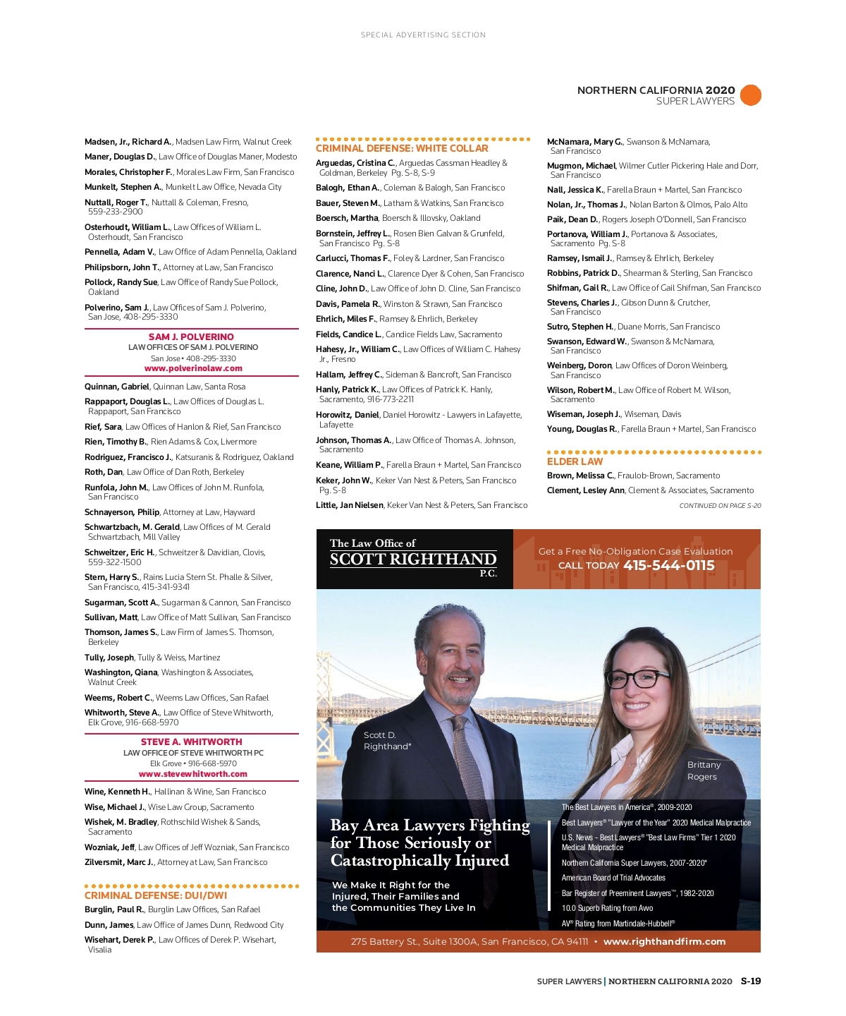 The Law Offices of James S. Rogers Oakland, CA Office