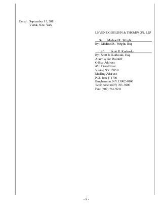 Levene Gouldin & Thompson, LLP Binghamton, NY Office