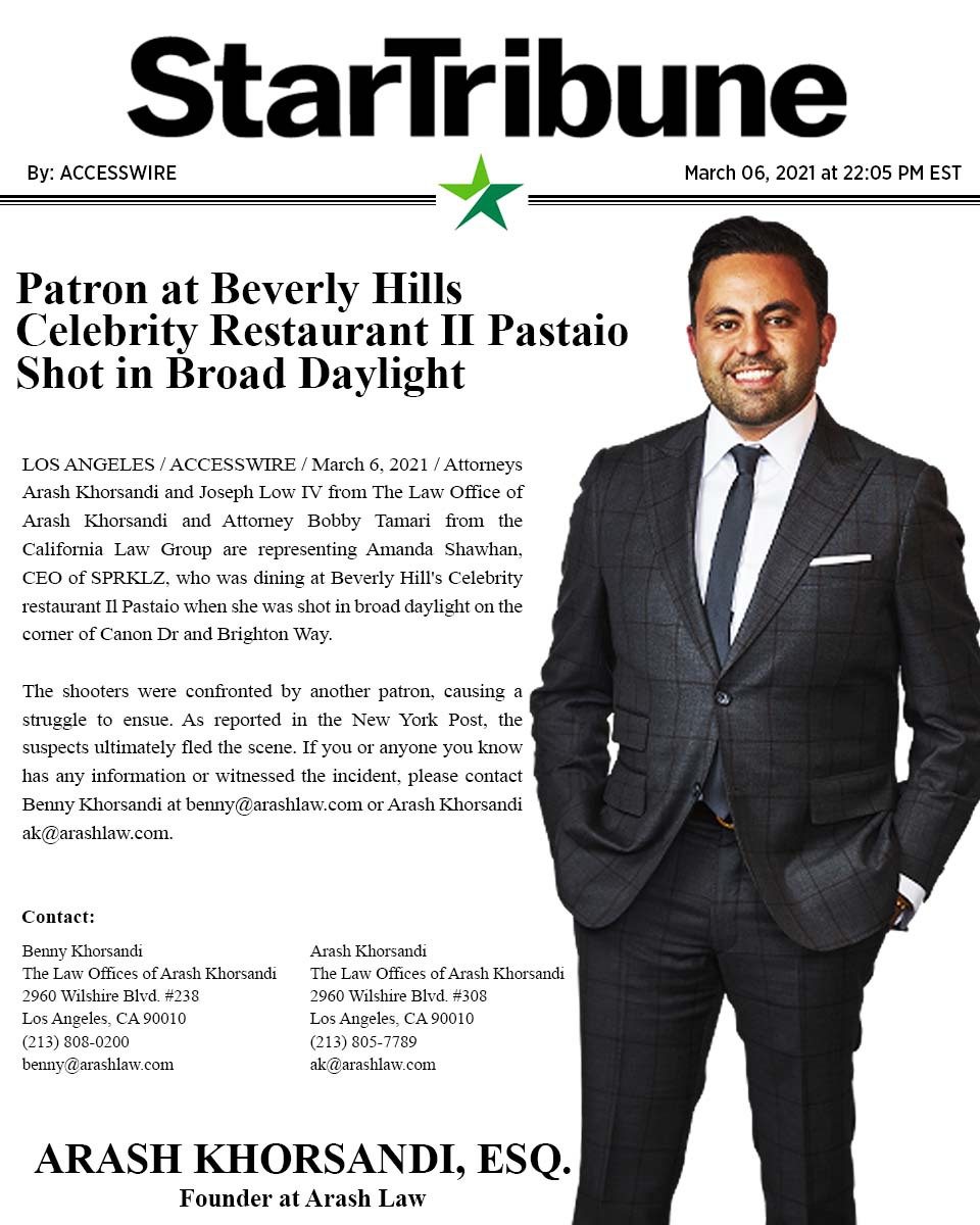 The Law Office of Arash Khorsandi Los Angeles, CA Office