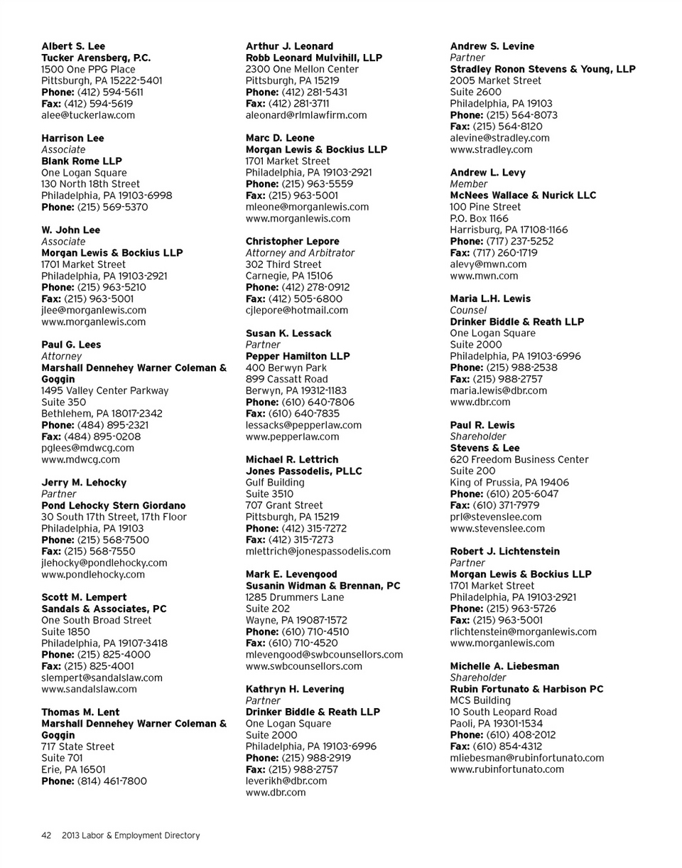 Pond Lehocky Giordano LLP Pittsburgh, PA Office