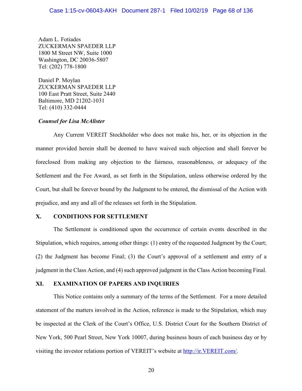 Zuckerman Spaeder LLP Baltimore, MD Office