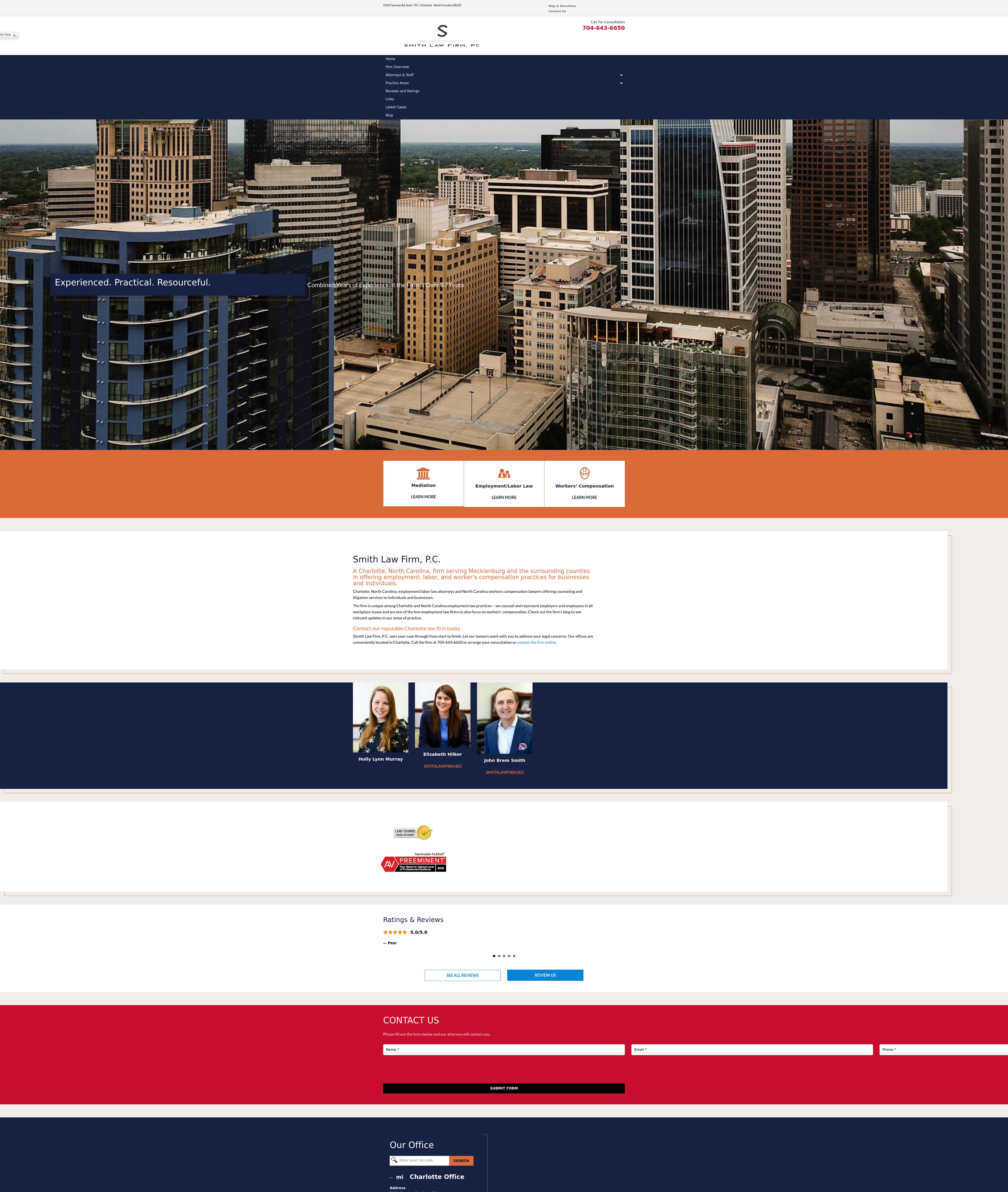 Smith Law Firm, PC Charlotte, NC Office