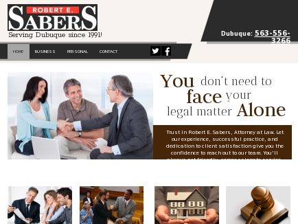 Robert E. Sabers Attorney At Law Dubuque,  Office