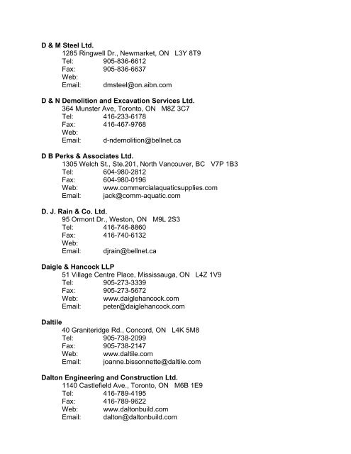 Fasken Martineau DuMoulin LLP Toronto, Canada Office