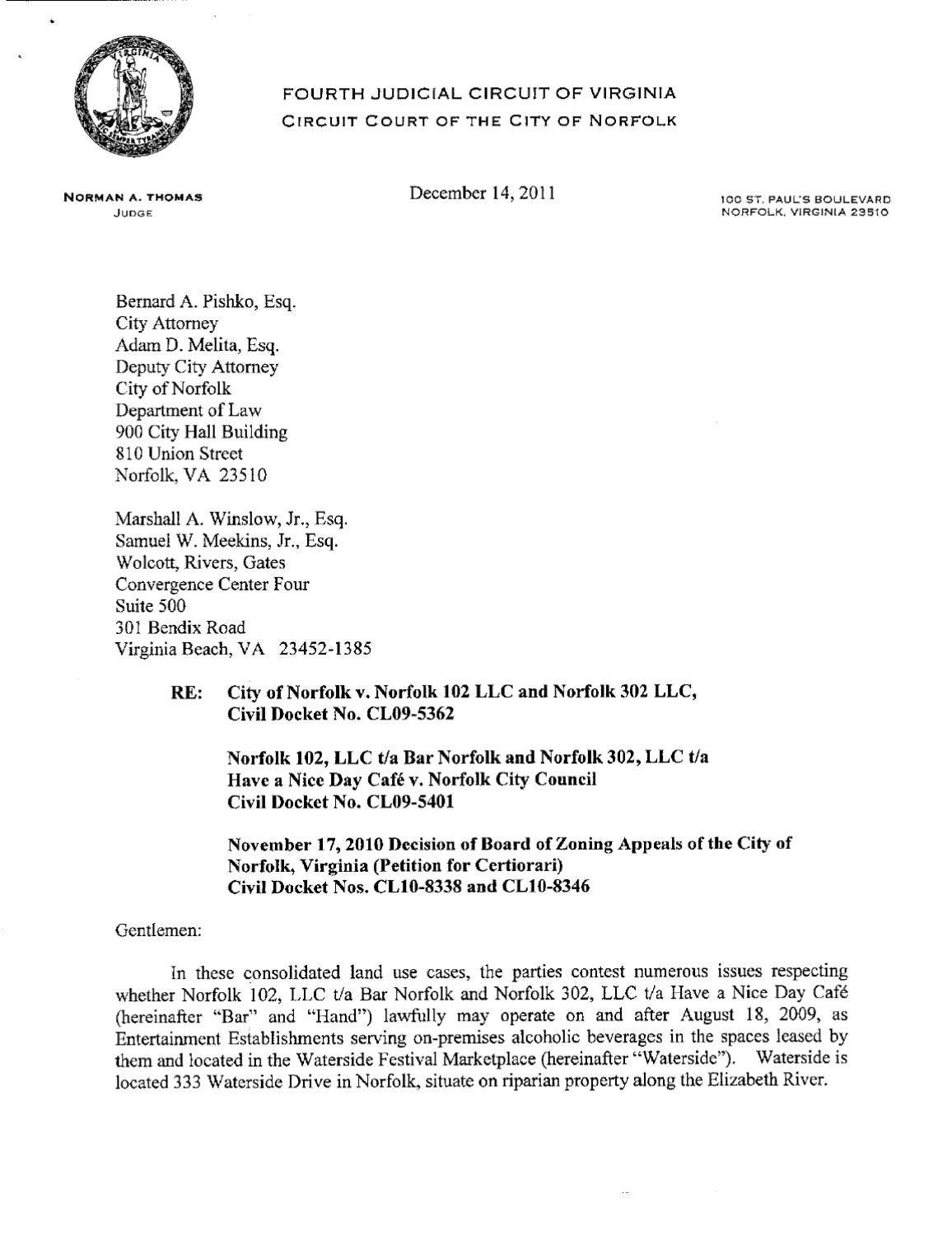 Wolcott Rivers Gates Virginia Beach, VA Office