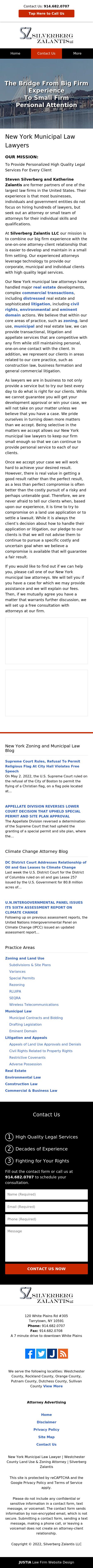 Silverberg Zalantis LLP Tarrytown, NY Office