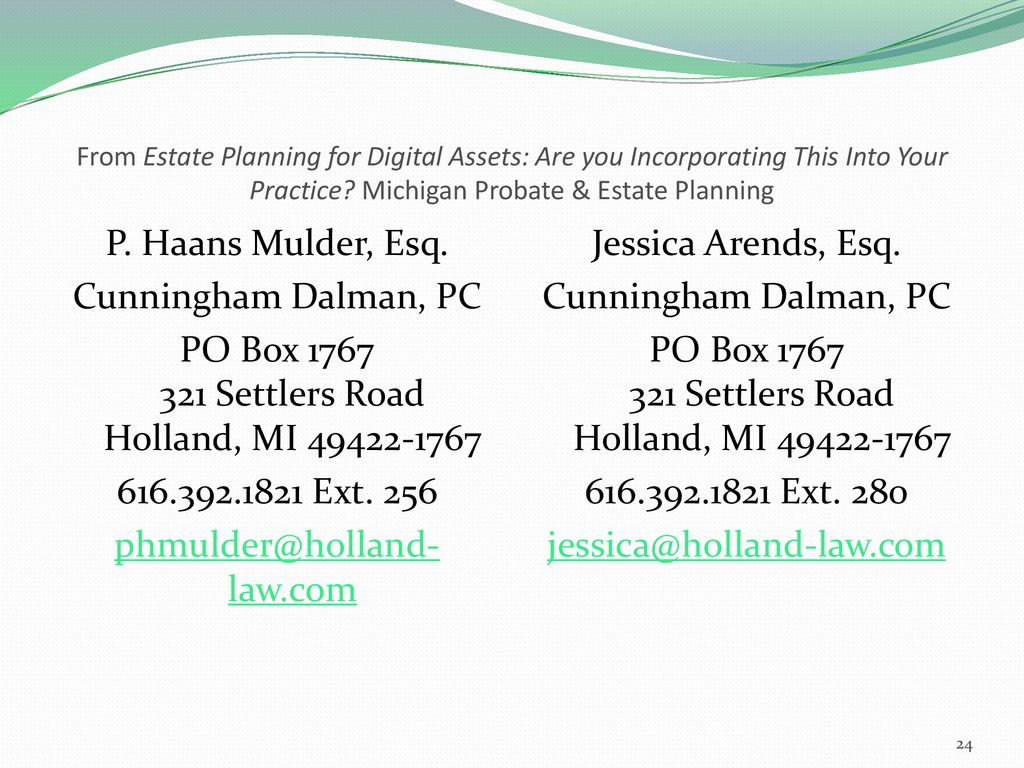 Cunningham Dalman P.C Holland, MI Office