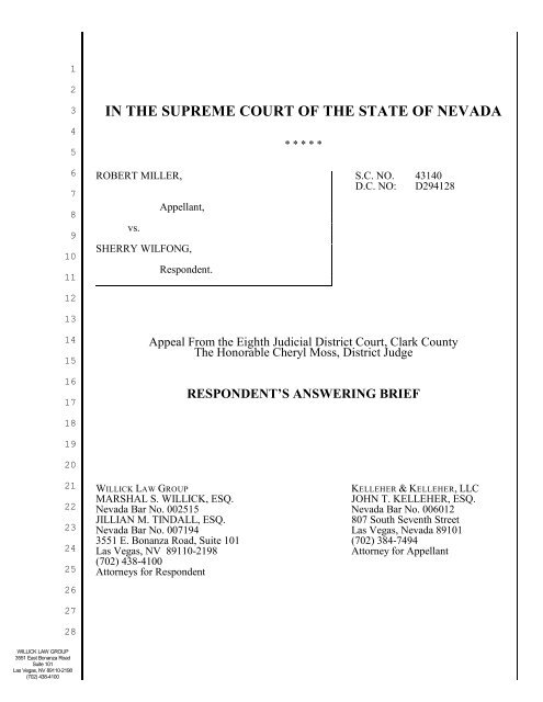 Kelleher & Kelleher, LLC Las Vegas, NV Office