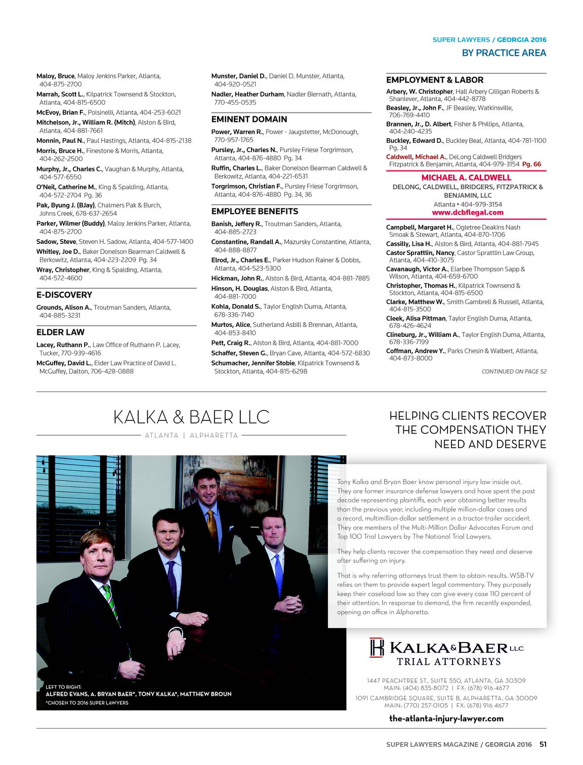 Manchel, Wiggins, and Kaye LLP Atlanta,  Office