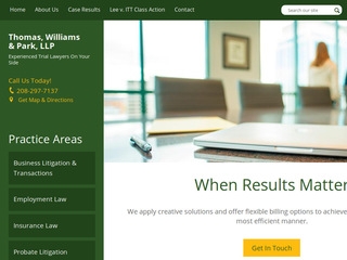 Thomas, Williams & Park, LLP Boise, ID Office