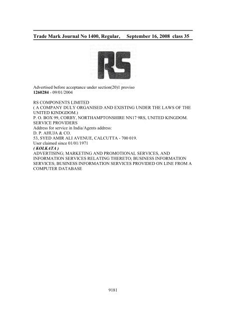 D. P. Ahuja & Co Calcutta, India Office