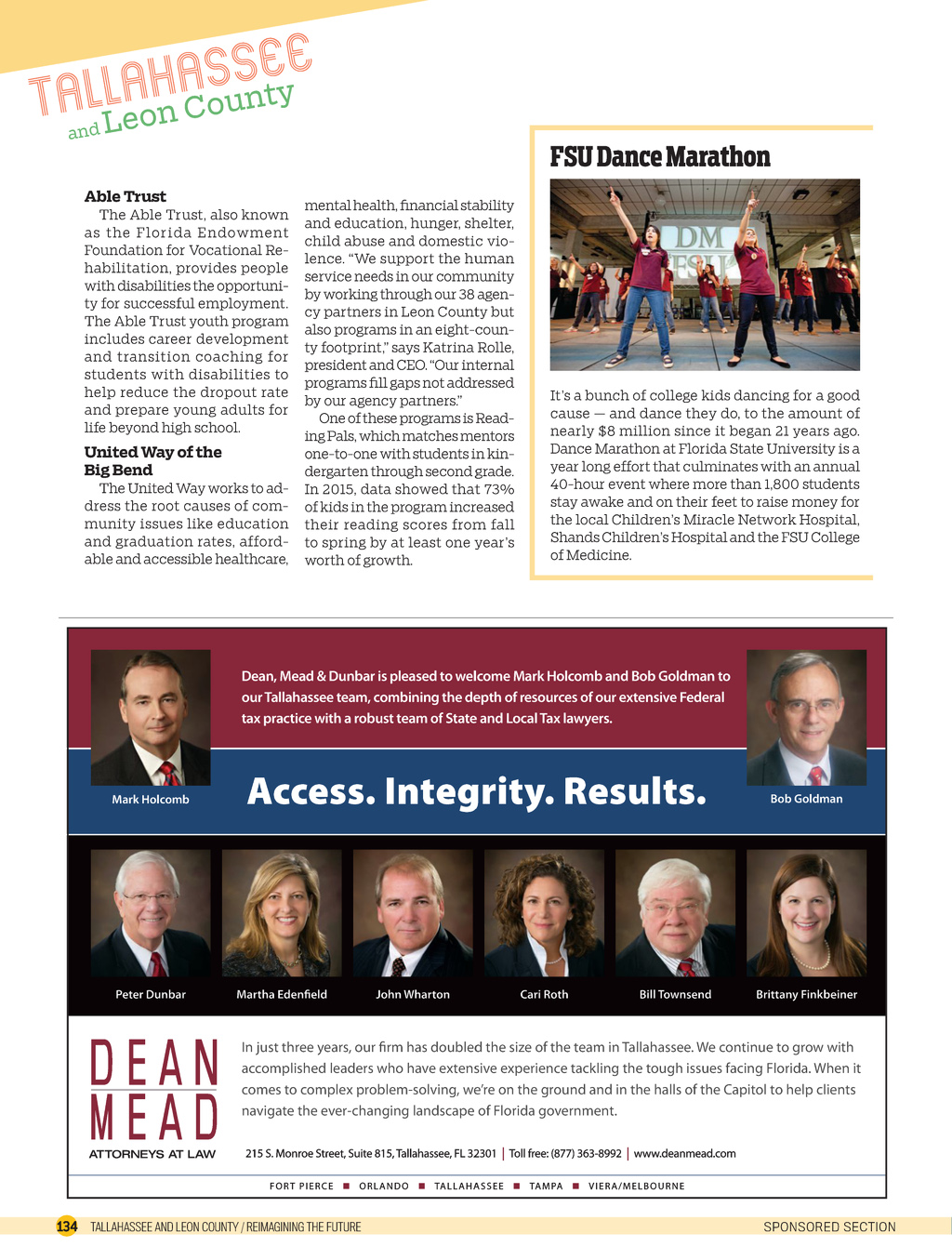 de Beaubien, Simmons, Knight, Mantzaris & Neal, LLP Tallahassee, FL Office