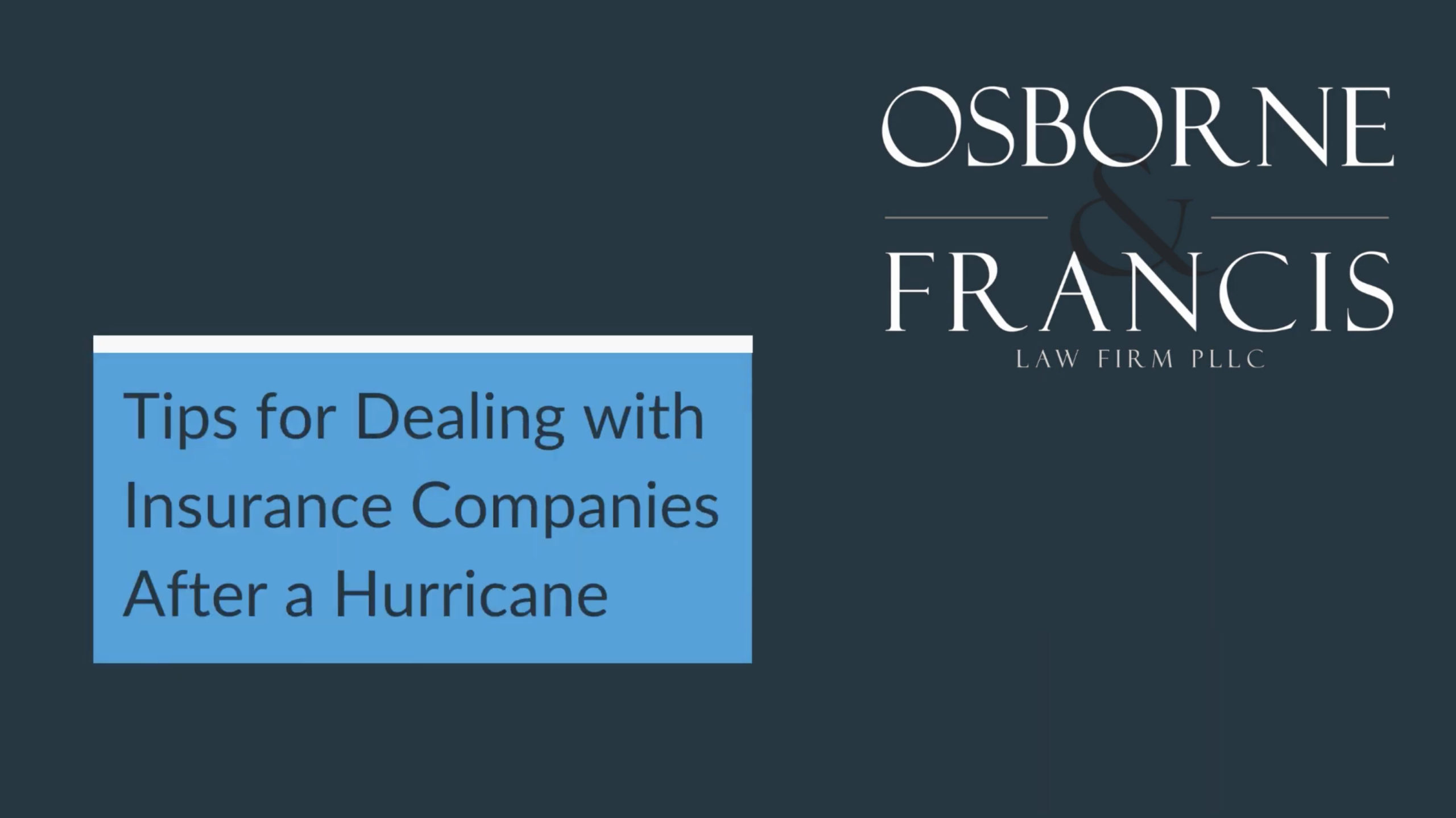 Osborne & Francis. Law Firm, PLLC Boca Raton,  Office