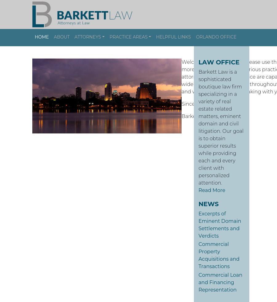 Barkett Law Orlando,  Office