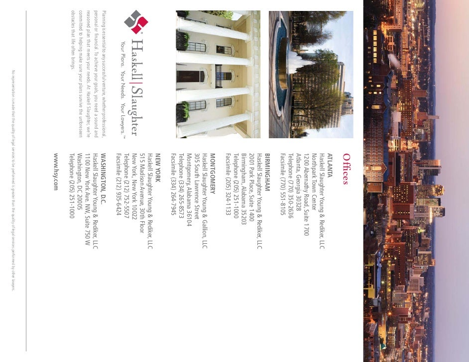 Haskell Slaughter & Gallion, LLC Birmingham, AL Office