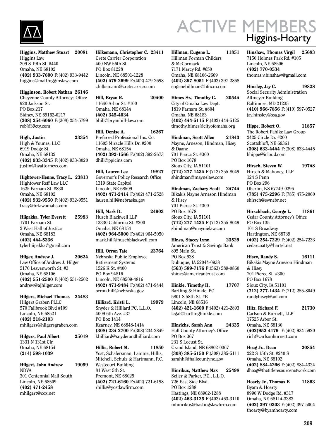 Hightower Reff Omaha,  Office