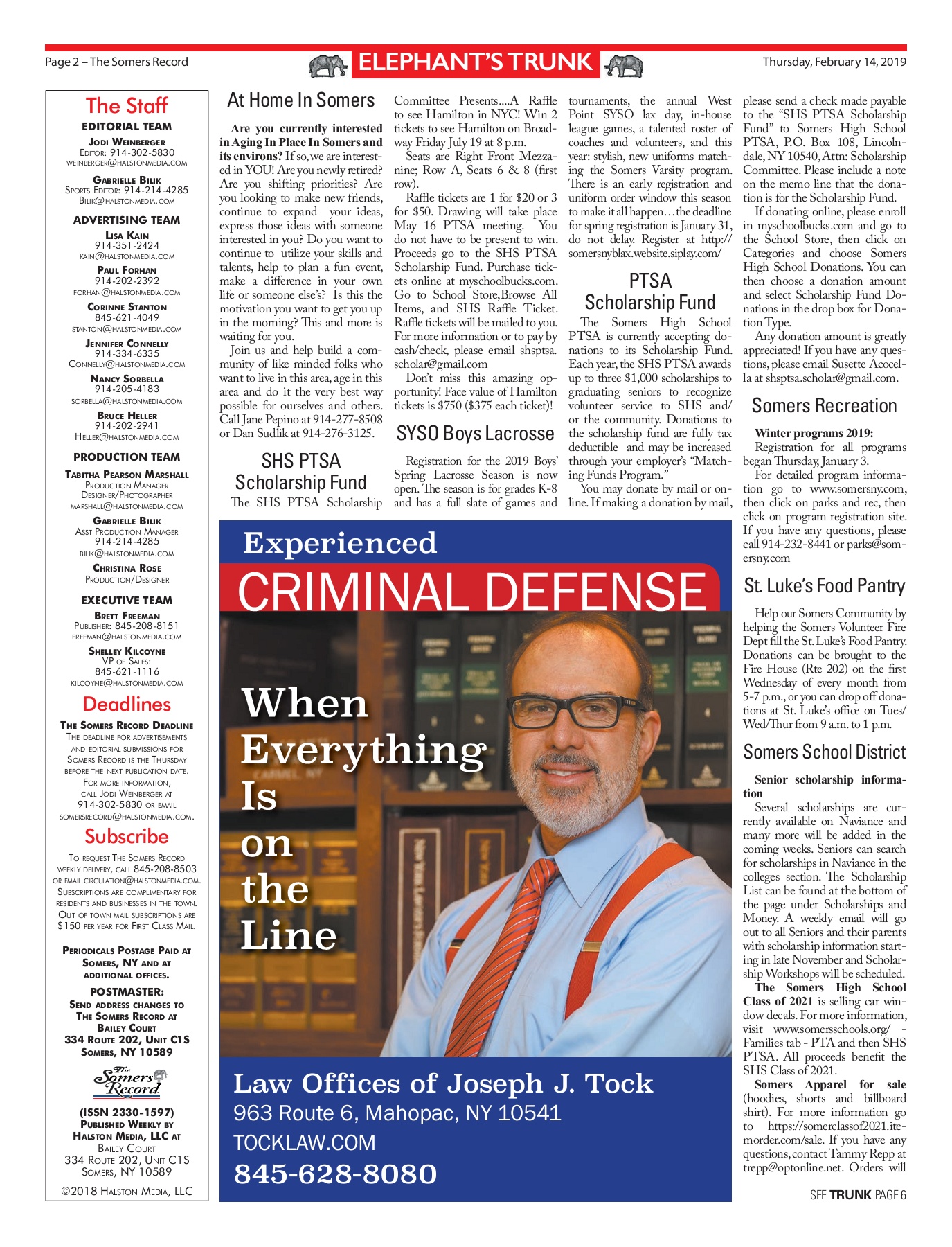 Law Offices of Joseph J. Tock Mahopac, NY Office