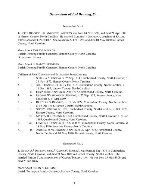 Hayes, Williams, Turner & Daughtry, P.A Lillington, NC Office