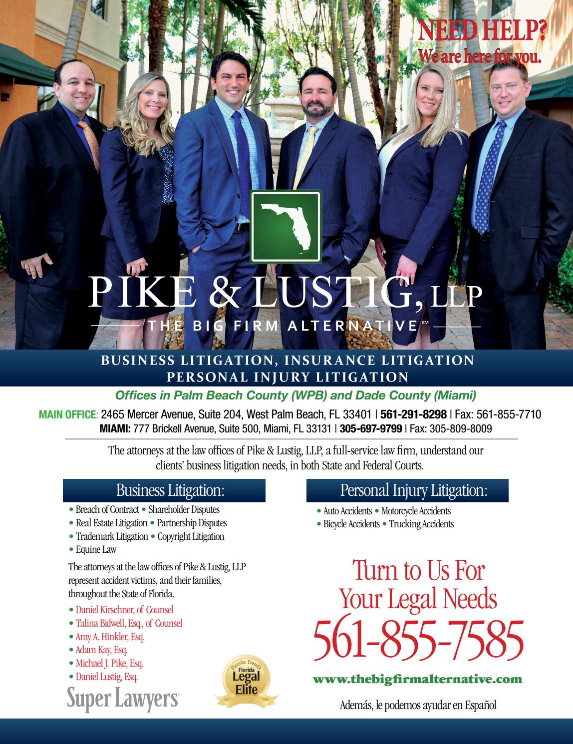 Pike & Lustig, LLP West Palm Beach,  Office