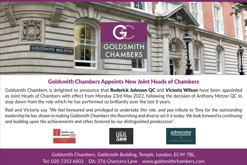 Goldsmith Chambers London, United Kingdom Office