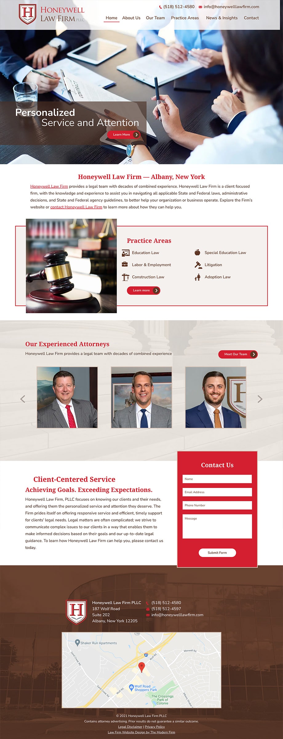 honeywell law firm pllc Albany,  Office