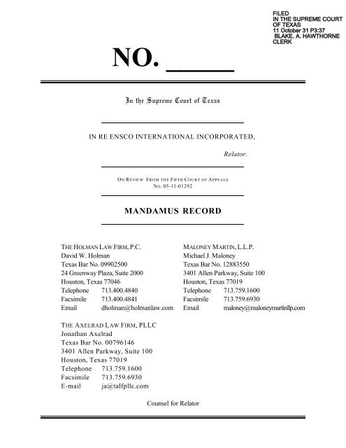 Royston Rayzor Houston, TX Office