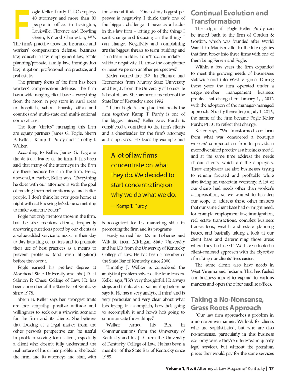 Fogle Keller Walker PLLC Bowling Green, KY Office