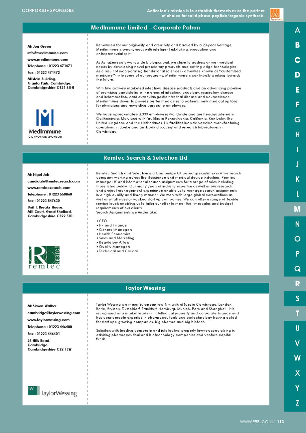 Taylor Wessing Cambridge, UK-England Office