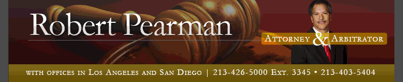 Robert C.Pearman, Esq Oceanside, CA Office