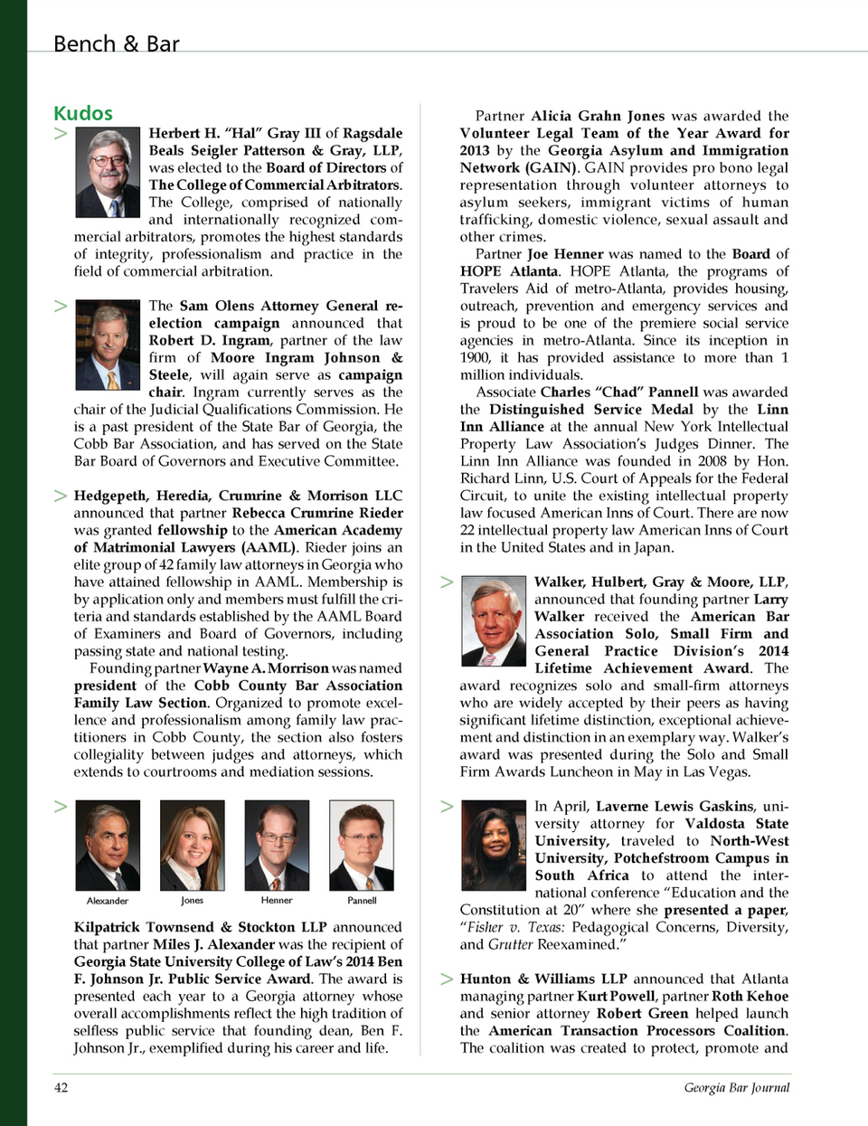 Warner, Bates, McGough, McGinnis & Portnoy Atlanta, GA Office