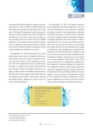 Gianni, Origoni, Grippo, Cappelli & Partners Brussels, Belgium Office