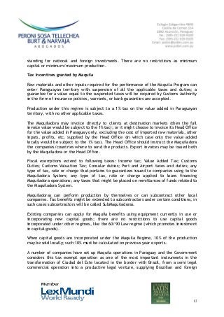 Peroni Sosa Tellechea Burt & Narvaja Asuncion, Paraguay Office
