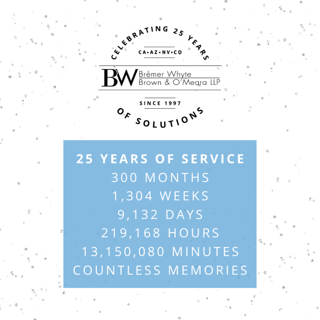 Bremer Whyte Brown & O'Meara,  LLP Oakland, CA Office