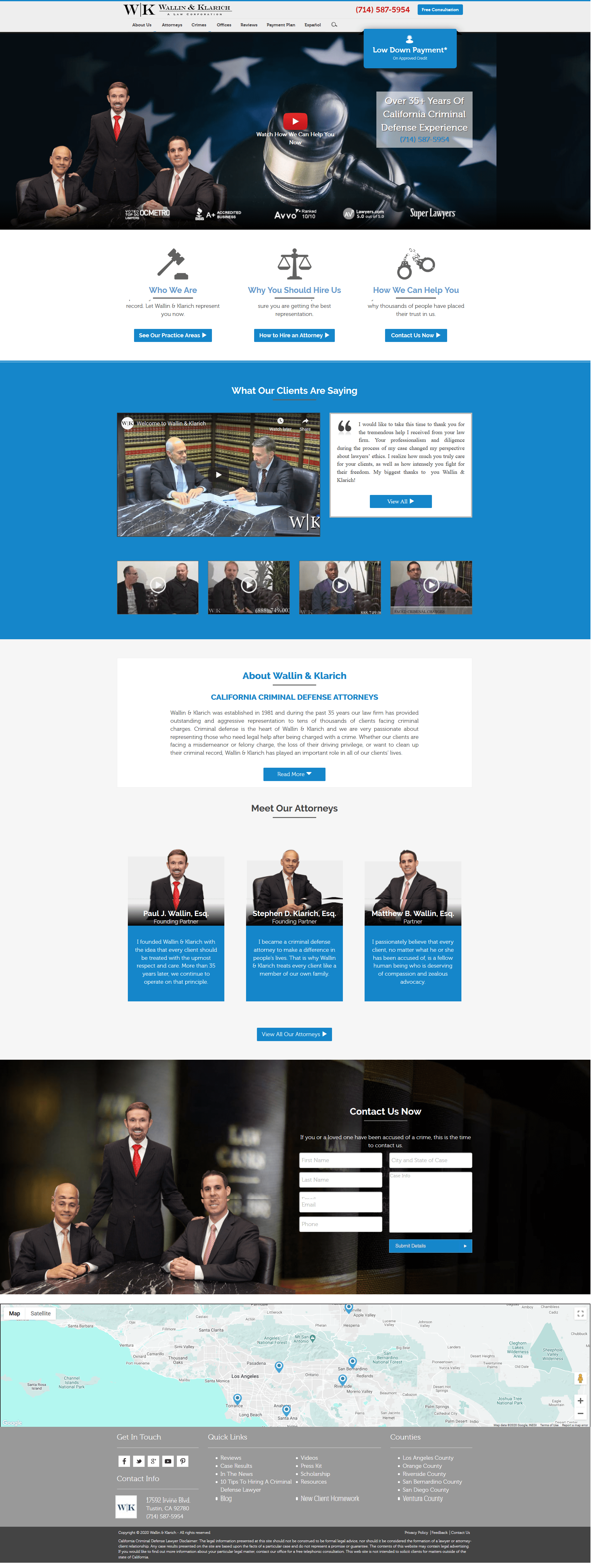 Wallin & Klarich A Law Corporation Valencia, CA Office