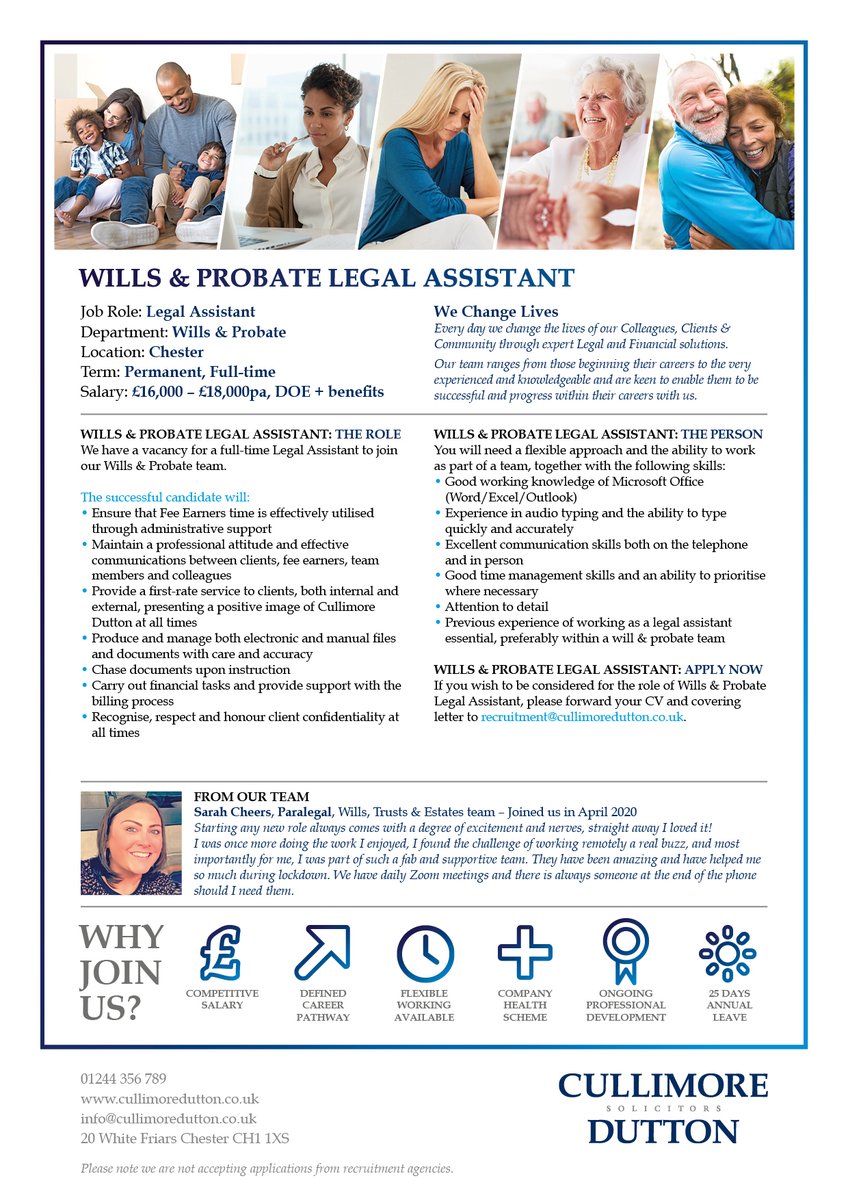 Cullimore Dutton Solicitors Chester, United Kingdom Office