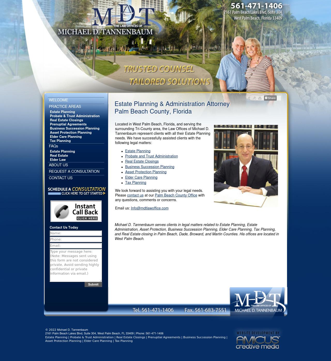 Michael D. Tannenbaum West Palm Beach,  Office