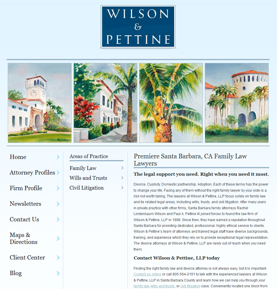 Wilson & Pettine, L.L.P Santa Barbara, CA Office