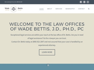 Wade Bettis, J.D., Ph.D., PC La Grande, OR Office