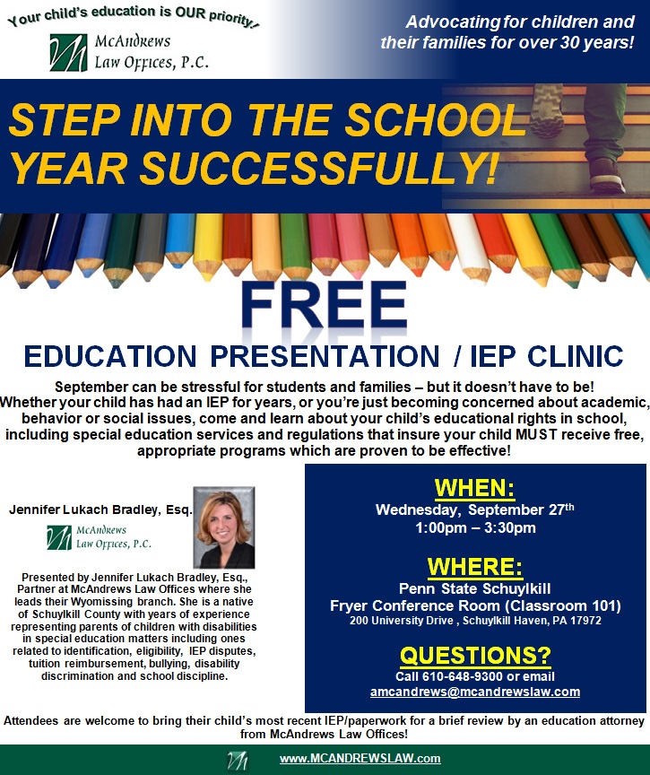 McAndrews Law Offices Wyomissing, PA Office