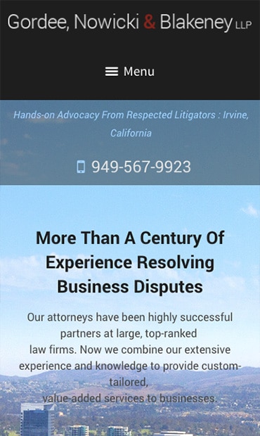 Gordee, Nowicki & Blakeney LLP Irvine, CA Office