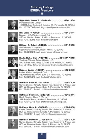 Luther, Collier, Hodges & Cash, L.L.P Pensacola,  Office