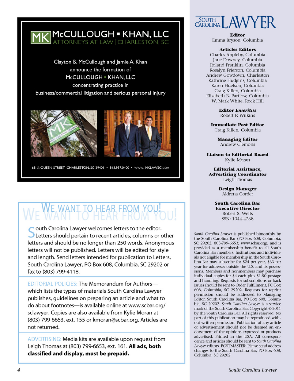 McCullough Khan, LLC Charleston,  Office