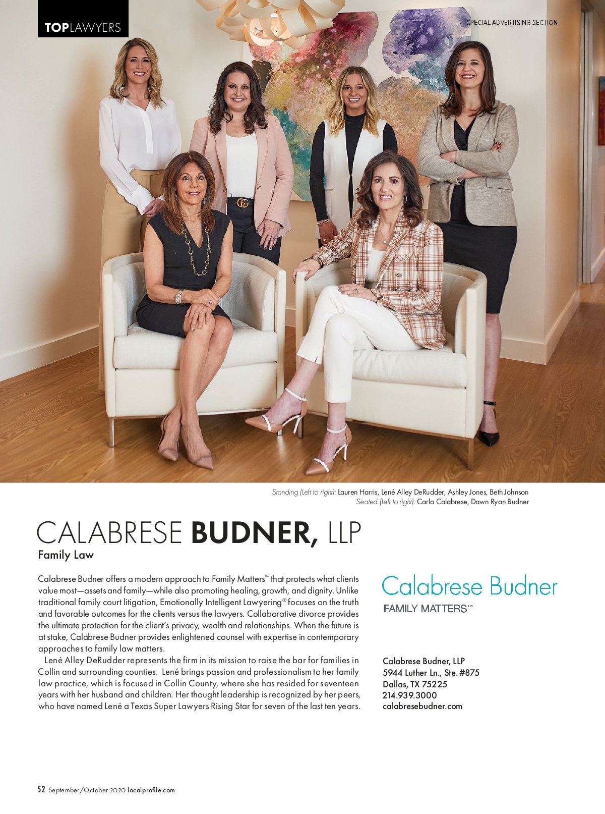 Calabrese Budner Dallas, TX Office