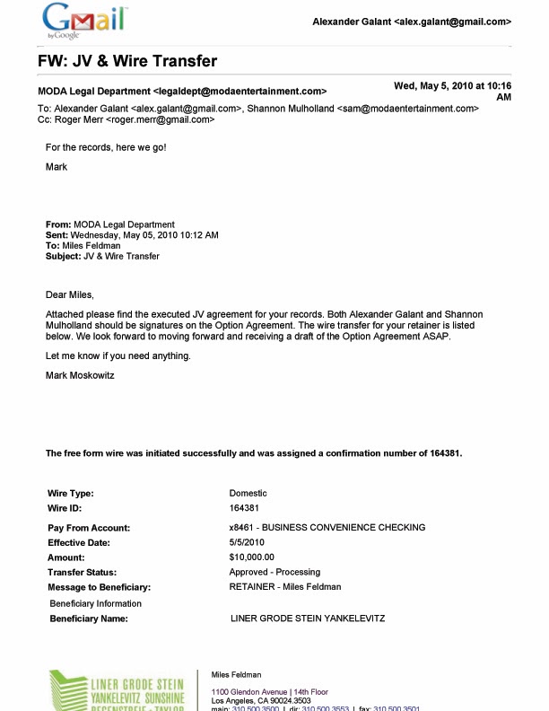 Liner Law Los Angeles,  Office