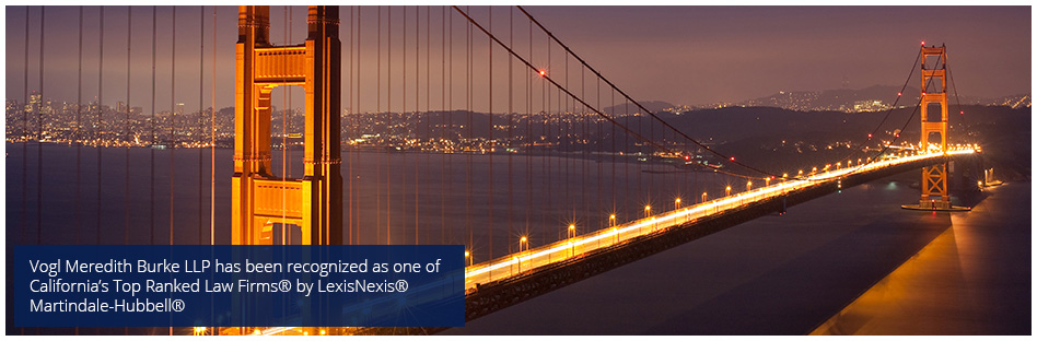 Vogl Meredith Burke, LLP San Francisco,  Office