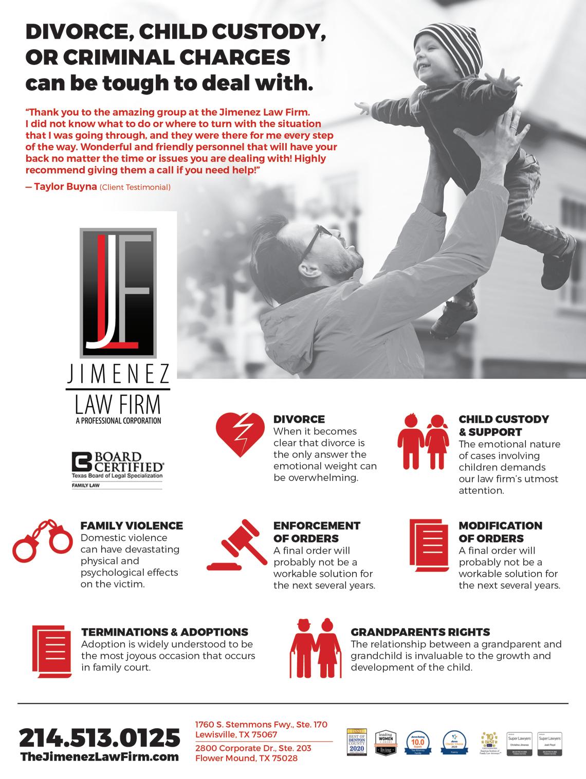 Jimenez Law Firm, P.C Flower Mound, TX Office