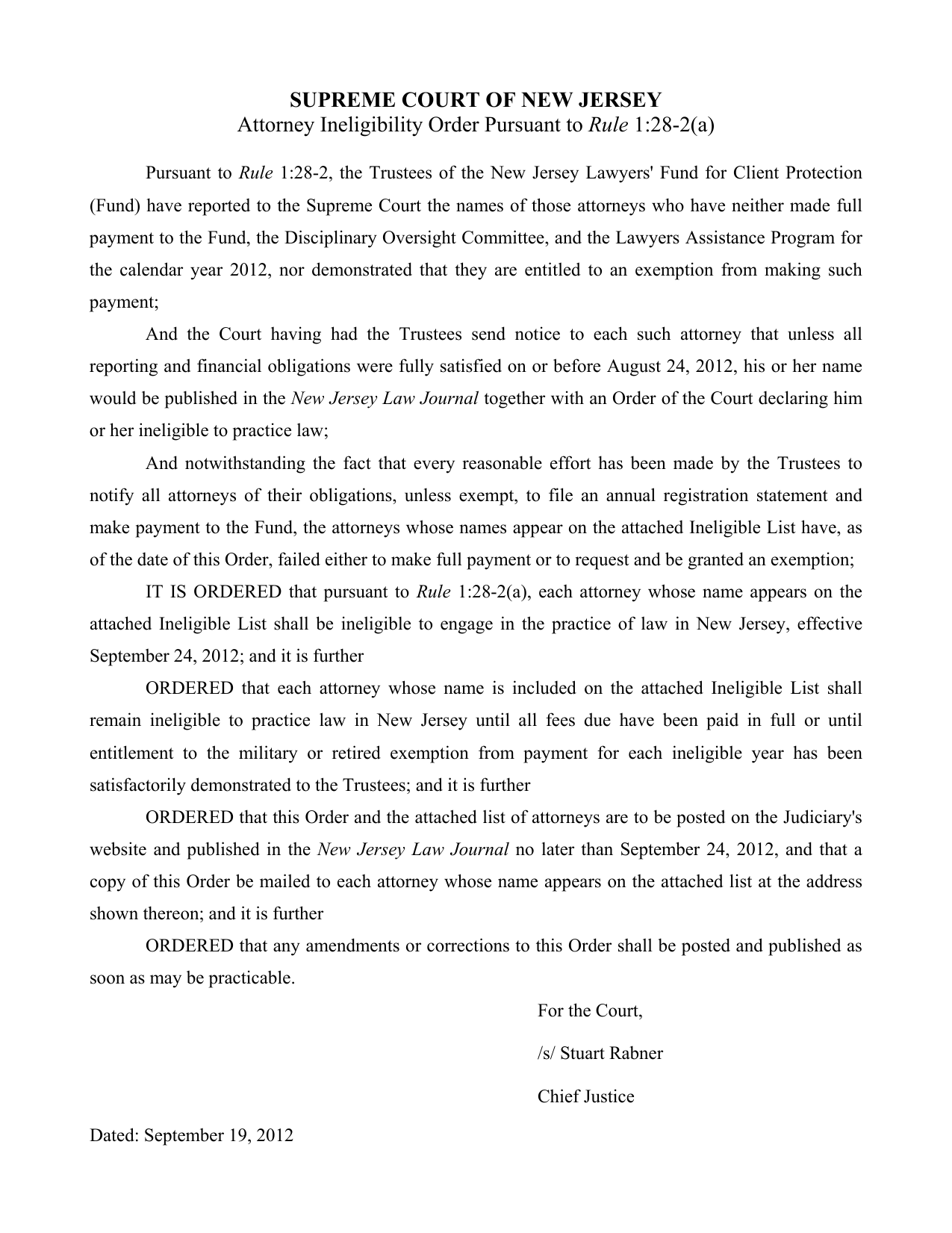 Santucci Priore, PL Newark, NJ Office