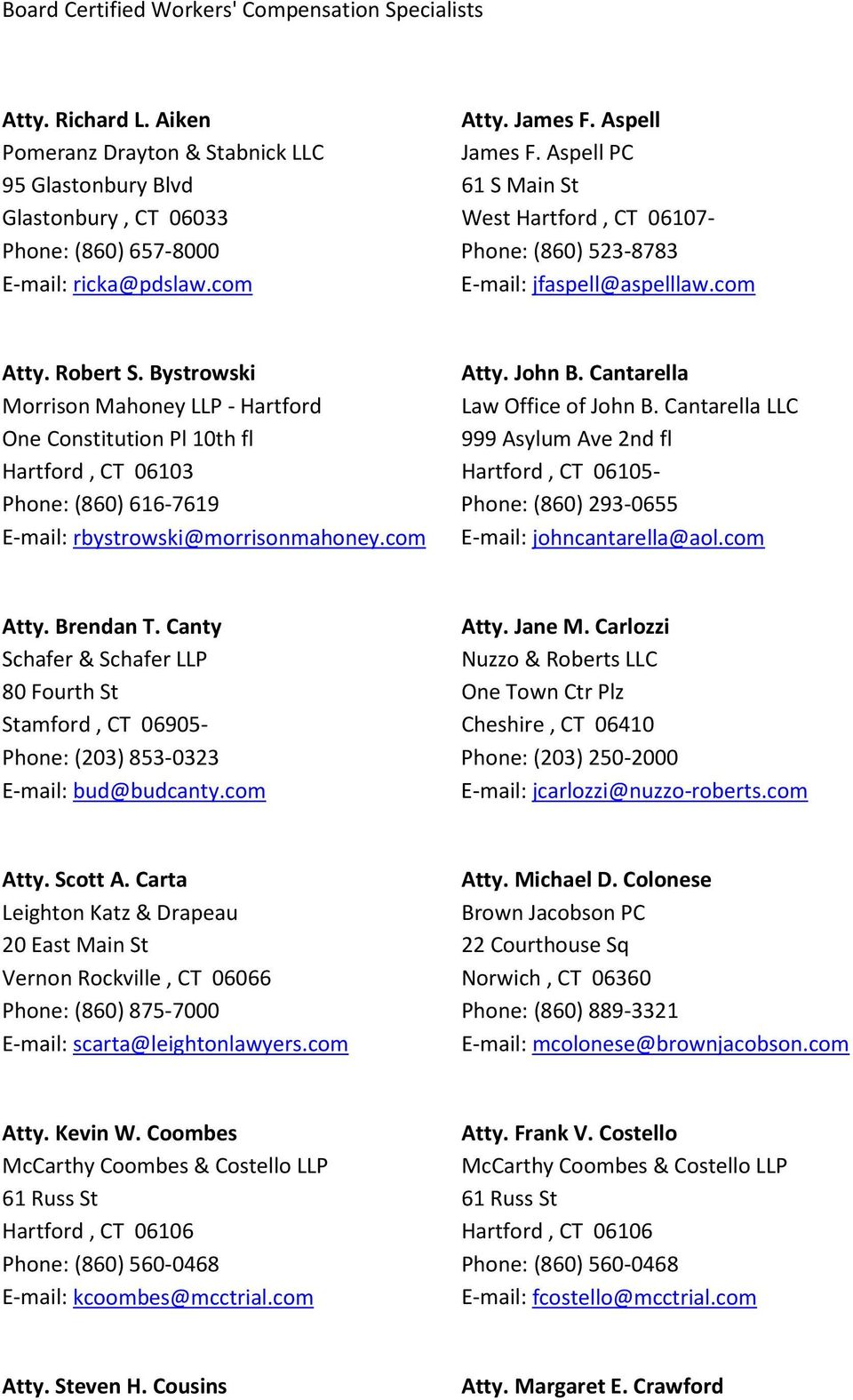 Pomeranz, Drayton & Stabnick Glastonbury, CT Office