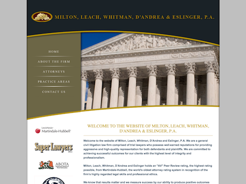 Milton, Leach, Whitman, D'Andrea & Eslinger, PA Jacksonville, FL Office