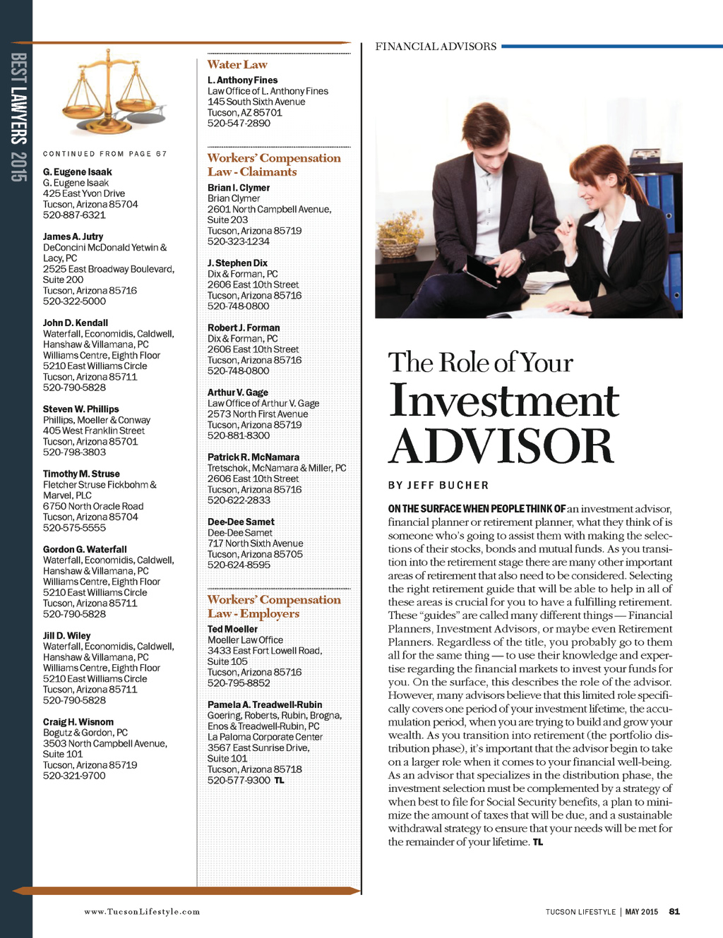 Law Offices of Art V. Gage Tucson, AZ Office